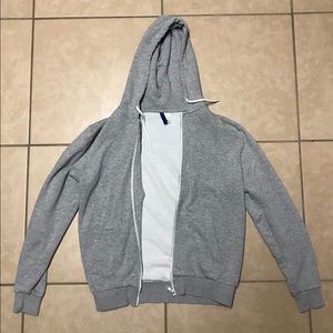 Men’s H&M Zip-Up Jacket- Gray (S)